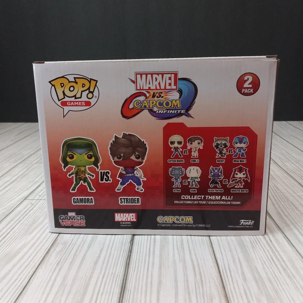 Marvel VS Capcom Gamora & Strider Funko Pop! 2 Pack - Picture 2 of 6